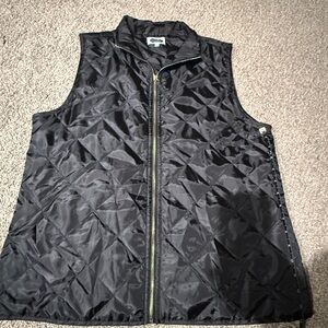 Mud Pie Dark Quilted Vest